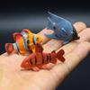 12 ks Mini Tropické Oceánske Ryby Figúrky Domáceho Maznáčika Hračka PVC Hračka Ryba do Bazéna Včasná Výchova Mini Morské Ryby