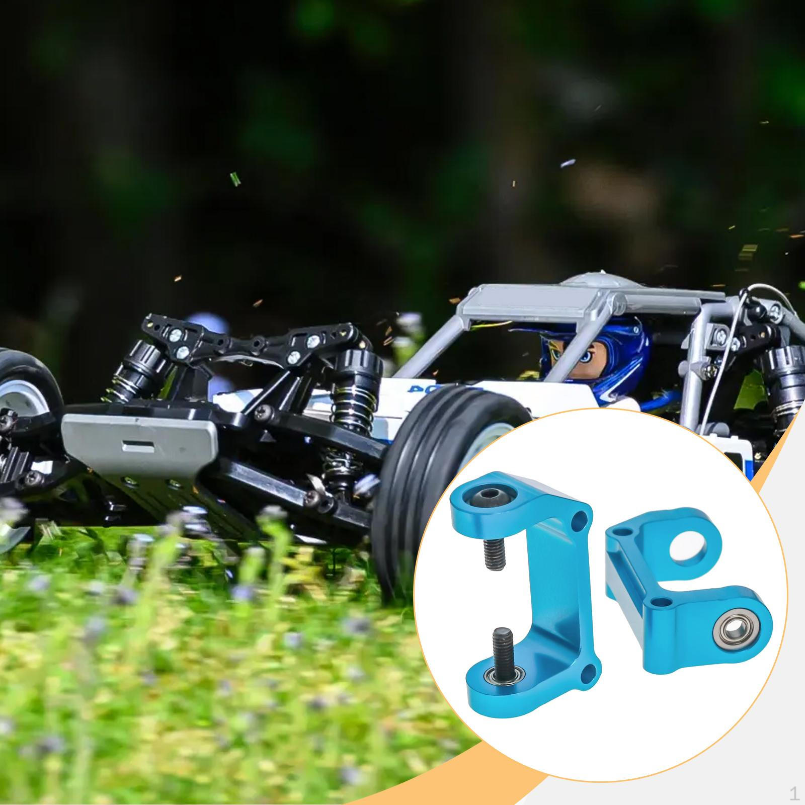 

RC Car Metal C Mount Steering Assembly Accessories Repair Easy to Install Replacement Compact