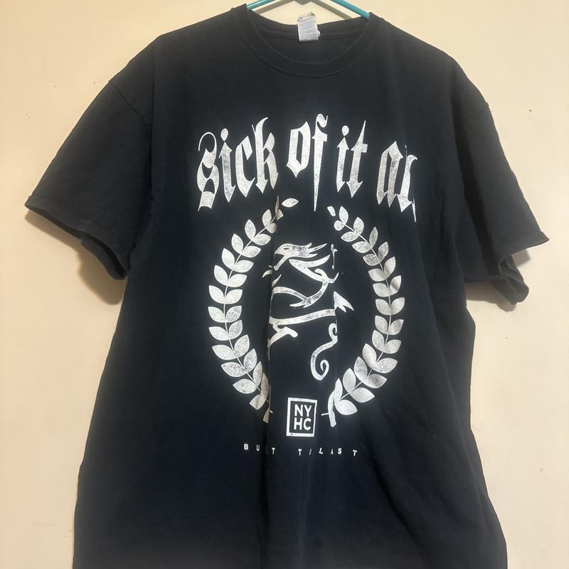 Sick Of It All T Shirt Built To Last New York Hardcore Nyhc Size 2xl