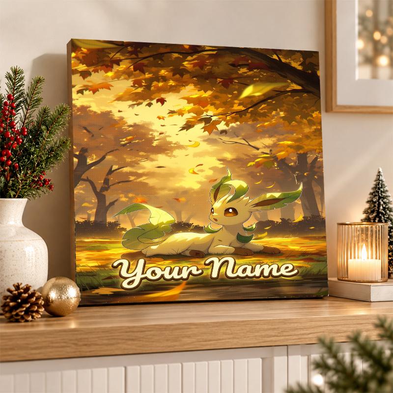 Leafeon Custom Name Diamond Painting Personalized 5D Full Drill DIY Diamond Art Home Decor