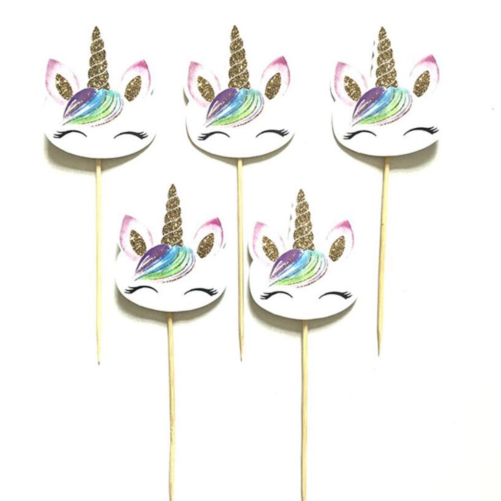Small Horse Birthday Wedding Cake Topper Insert Decoration Festival Supplies for Kids Boys Girls ,