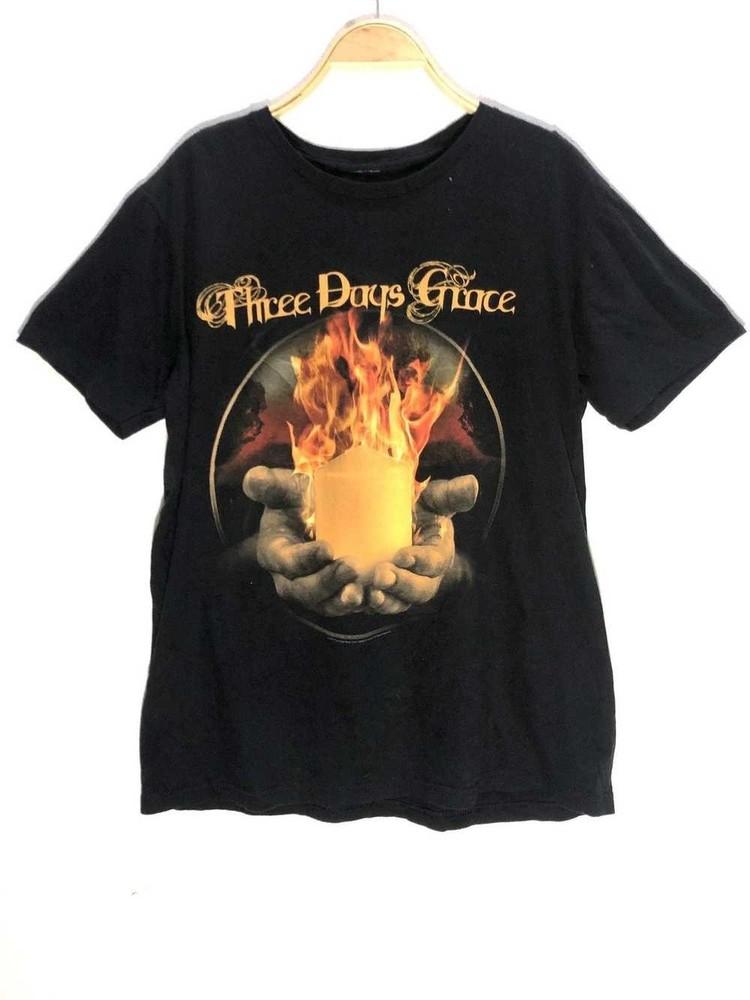 Vintage Band tee Three Days Grace 2015 T-shirt Unisex Cotton Unisex T-Shirt XXL