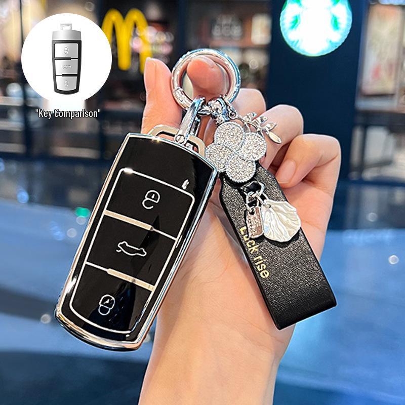 High-Grade Protective Case for Volkswagen Old Magotan B7, 2013-2016 CC Models Key Fob