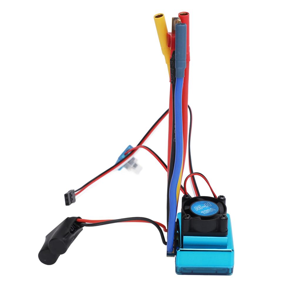 120A Brushless ESC Waterproof Electric Speed Controller for 1/10 1/12 RC Cars Boats