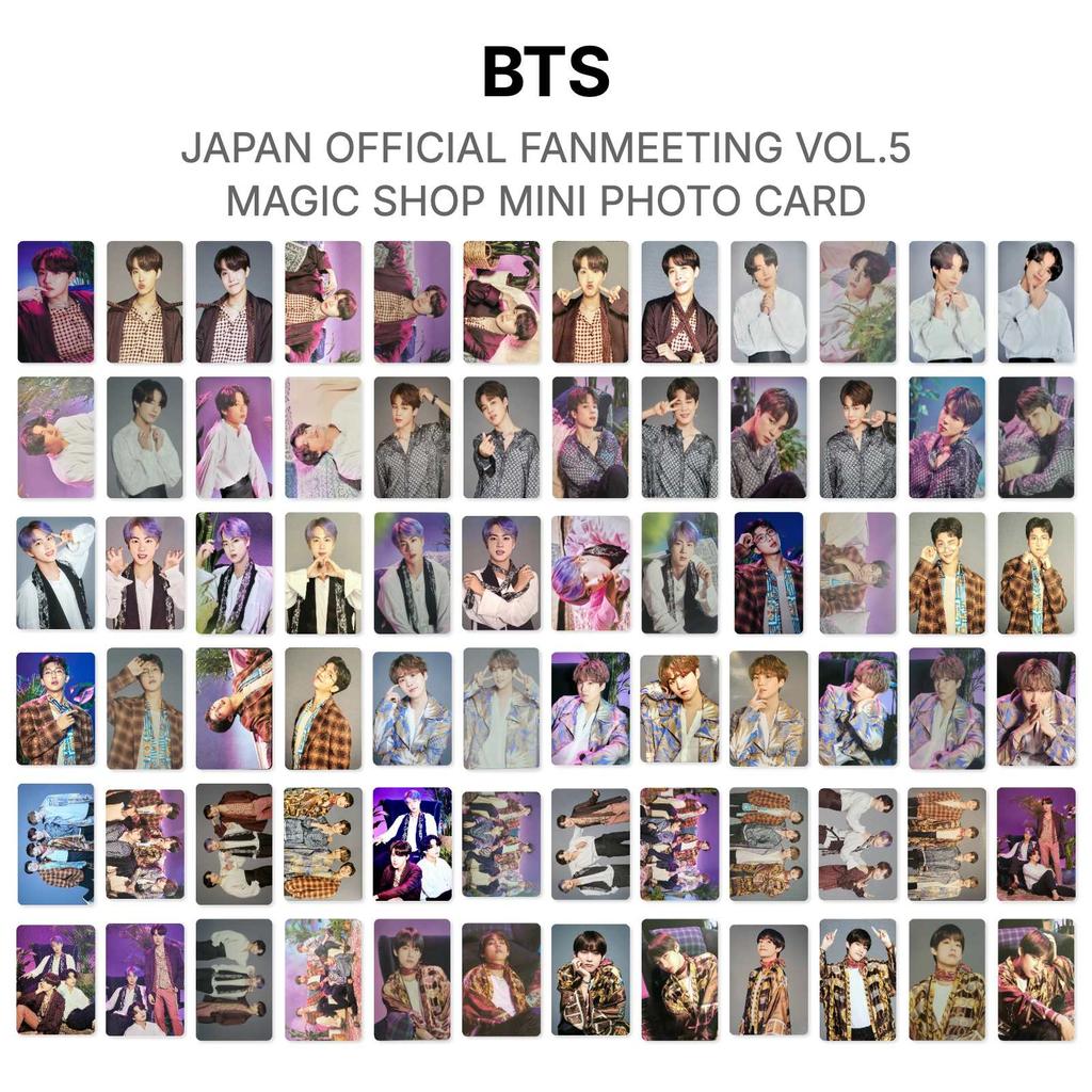 BTS JAPAN OFFICIAL FANMEETING VOL.5 MAGIC SHOP MINI PHOTO CARD Official Photocard