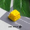 Cartoon Cheese Modeling  Keycap Resin Material Mechanical Keyboard Cute Decoration Esc Creative Design Custom Gifts