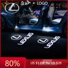 2026 Hot Interior Stickers 2Pcs Led Logo Light Welcome Light For LEXUS ES 300H ES300H ES350 RX GX LS LX IS GS RC UX Series IS Pr