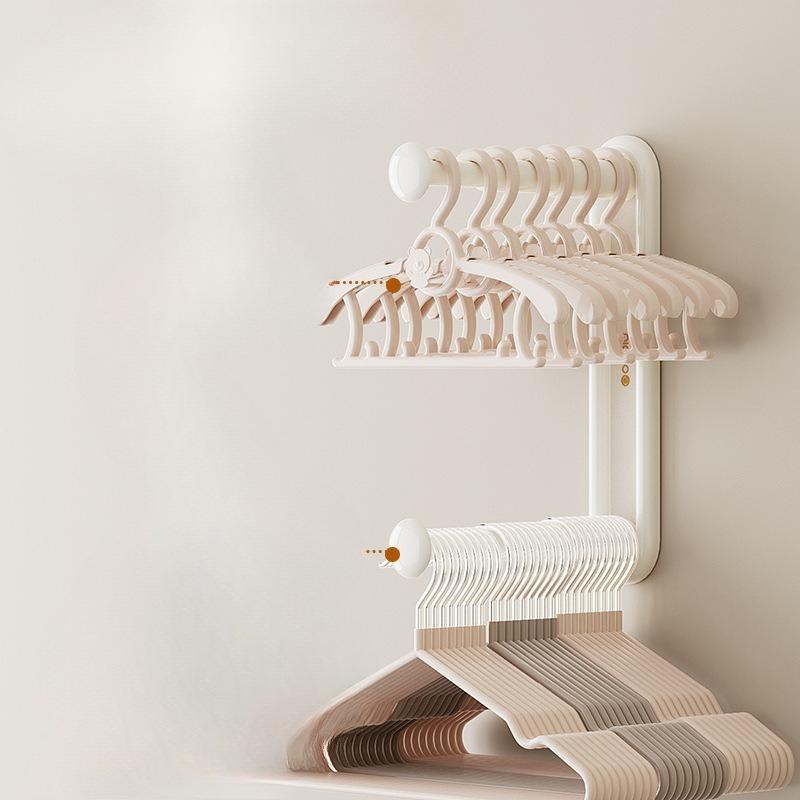 Hanger Storage Wonder, No Need for Drilling, Household Wall-mounted Retractable Storage Rack, Wall-mounted Hanger Storage Rack