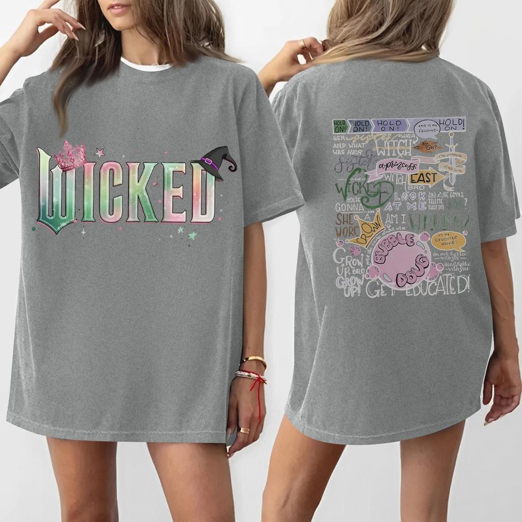 Women's Casual Fashion Round Neck Printed Short Sleeve T-Shirt Top