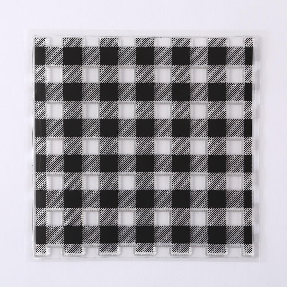 21 Model Transparent Square Silicone Stamp Collection 15cm x 15cm