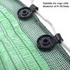 100 Pcs Reusable Garden Clamp Sun Shade Clips Portable Plastic Round Fixing Net Accessory For Outdoor Fishing / Fiking / Picnics