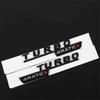 Glossy Black A Class A35 A45 V8 BITURBO TURBO 4MATIC+ Fender Trunk Tailgate Emblem Rear Badge for  W176 W177