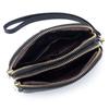 Women's Hand-held Change Purse Large-capacity Double-zipper Loose Money Lipstick Key Storage Bag First-layer Cowhide