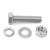 240/480-Piece M4/M5 Hex Bolts & Nuts Set, 304 Stainless Steel