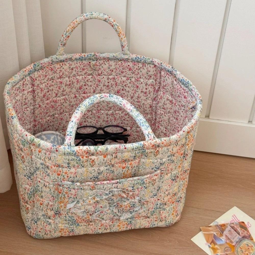 Multifunctional Dirty Clothes Basket Foldable Storage Handbag Fashionable Storage Artifact