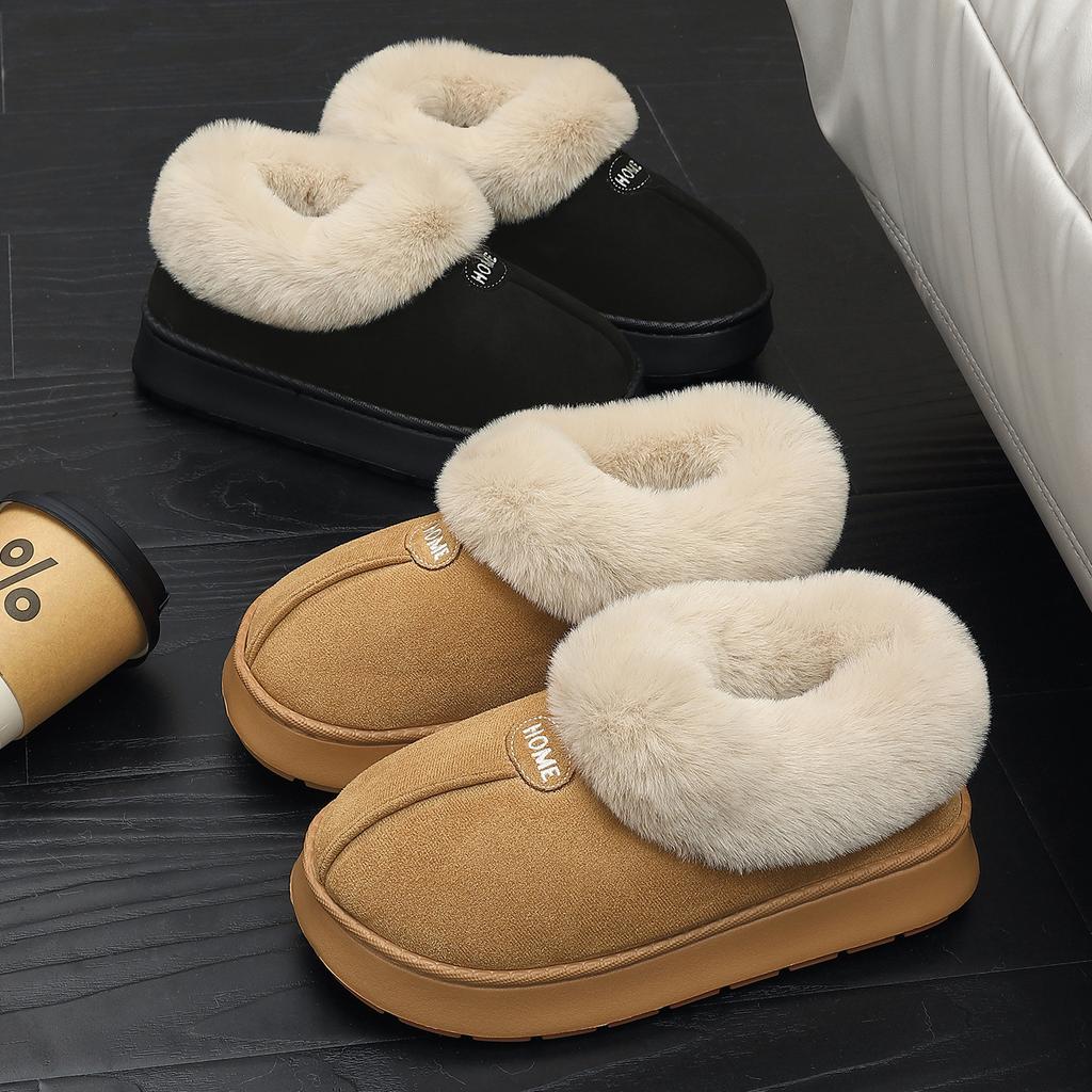 Outer Wear Cotton Mop Autumn and Winter Fashion Couple Home Indoor Non-slip Wear-resistant Thick Bottom High-top Cotton Mop