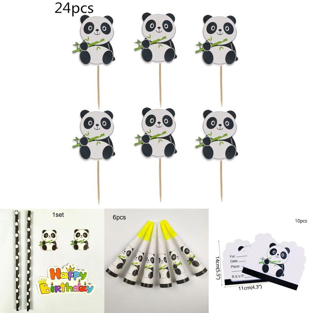 Delightful Panda Themed Party Supplies Tableware Decor For Joyful Kids Celebrations