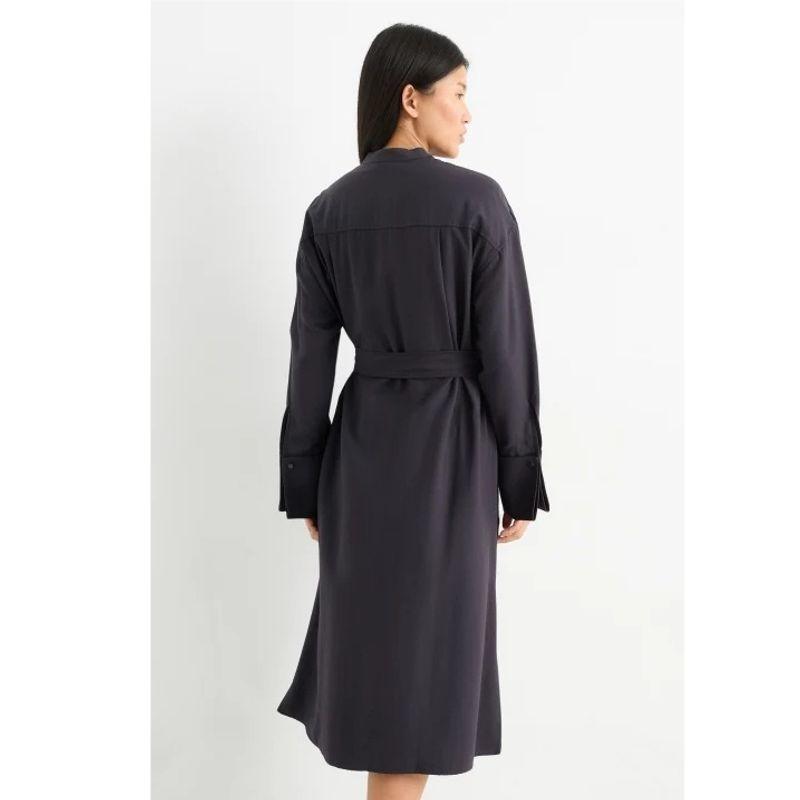 Export USA CA * Spring Summer plus Size Women's Clothes Long Belt Shirt Dress Long Shirt Dress