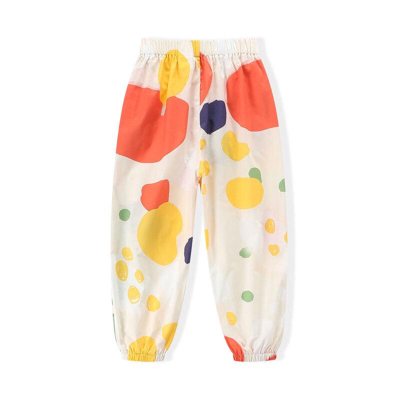 Montagut Girls' 2026 Summer Floral Cotton Jogger Pants