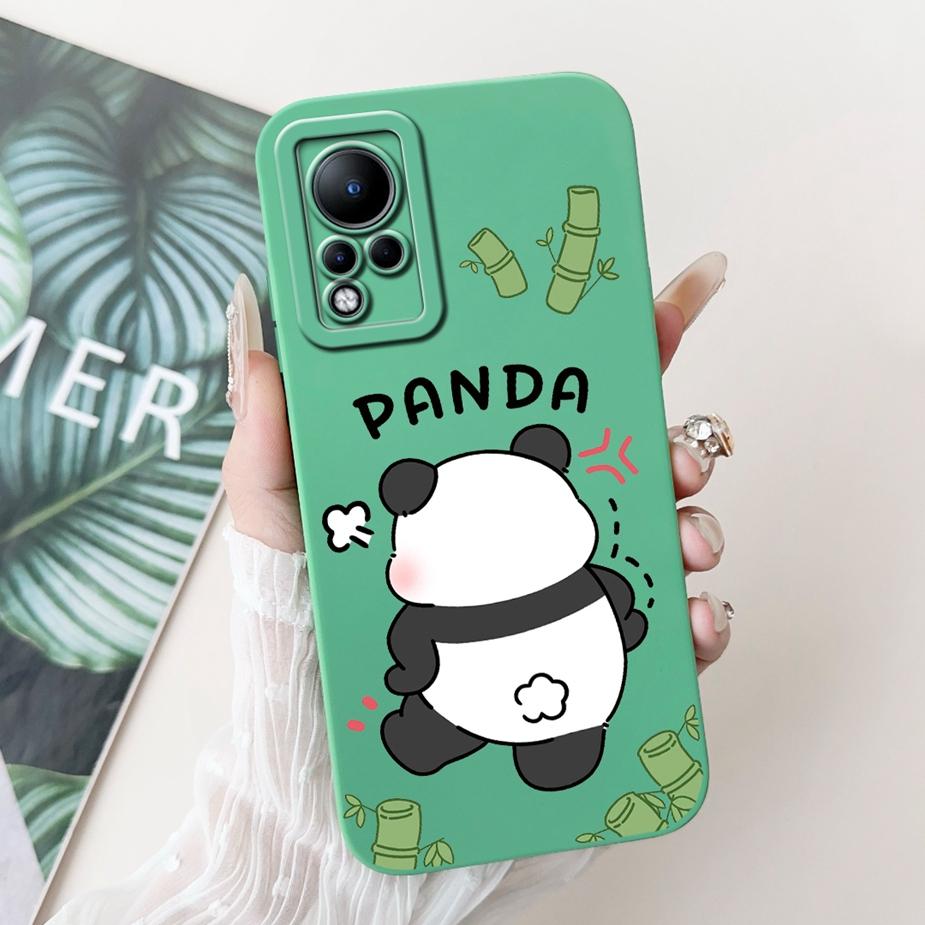 For Infinix Note 11 Case Cute Panda Cartoon Cover Shockproof Soft TPU Phone Case For Infinix Note 11s Note11 Pro X697 X698 Shell