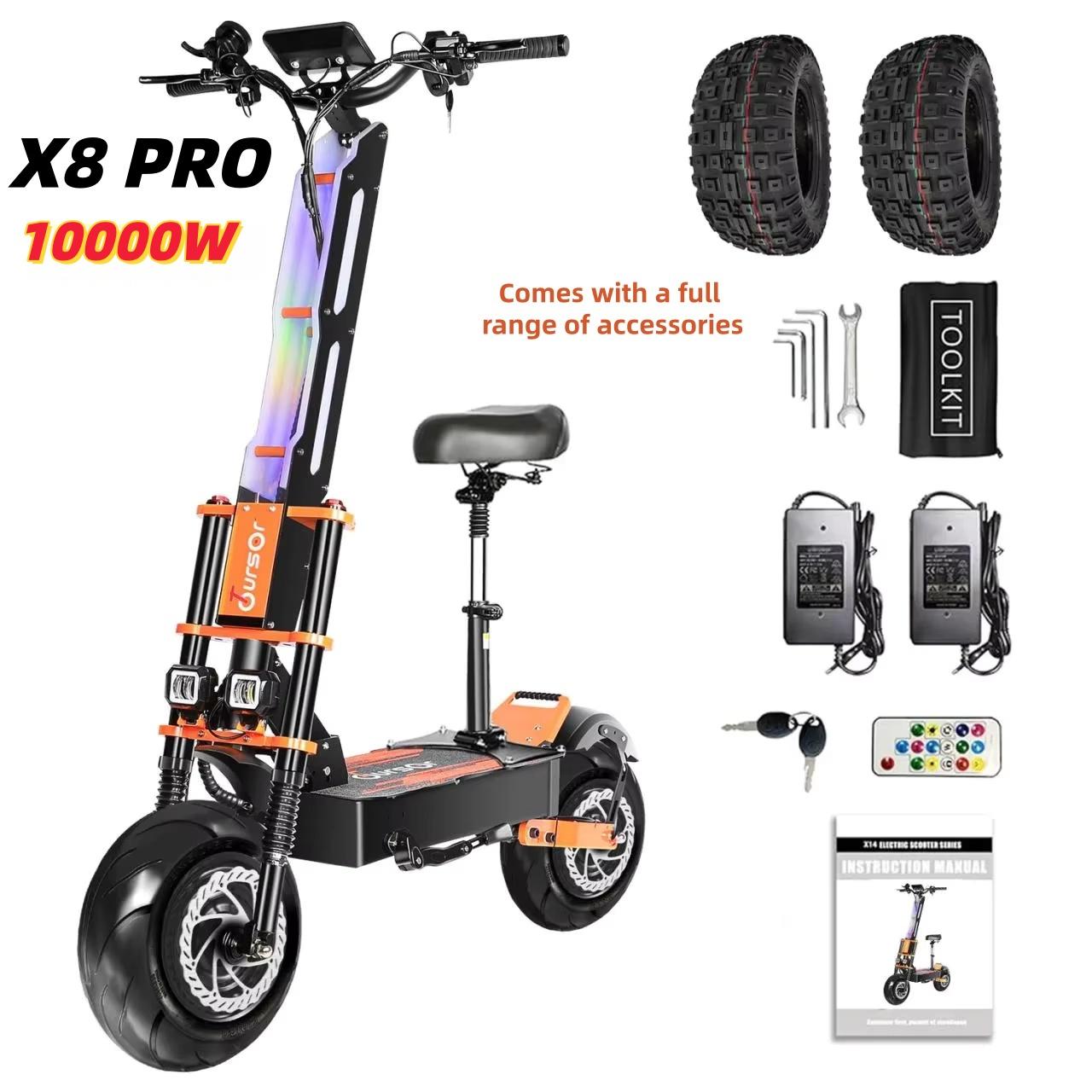 X8 PRO 10000W Divu motoru 60V40Ah