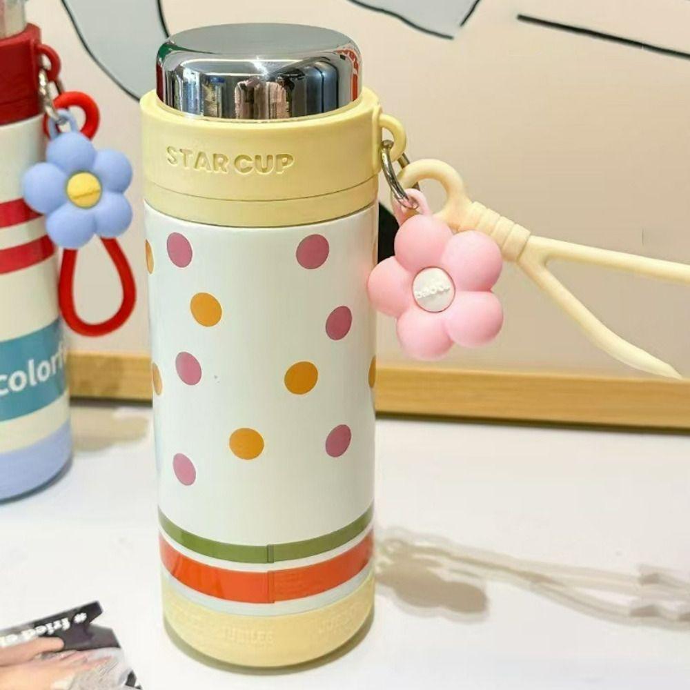 With Lifting Rope Insulated Cup Large Capacity Water Bottles Portable Office Coffee Mug Outdoor