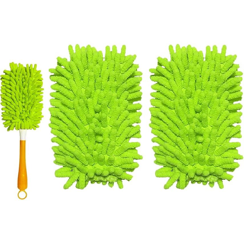 Reusable Duster Refill Compatible with Swiffer Hand Duster - 360 Heavy Duty Dusters Refills - Microfiber Ceiling Fan Duster for Swiffer Dusters