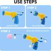 Lustiges DIY Interaktives Katzen-/Hunde-Stofftier-Puppe Werfer Set, Indoor Trainingspuppen-Gewehr-Kit, Leiser Hoch Elastischer Fellball-Blaster