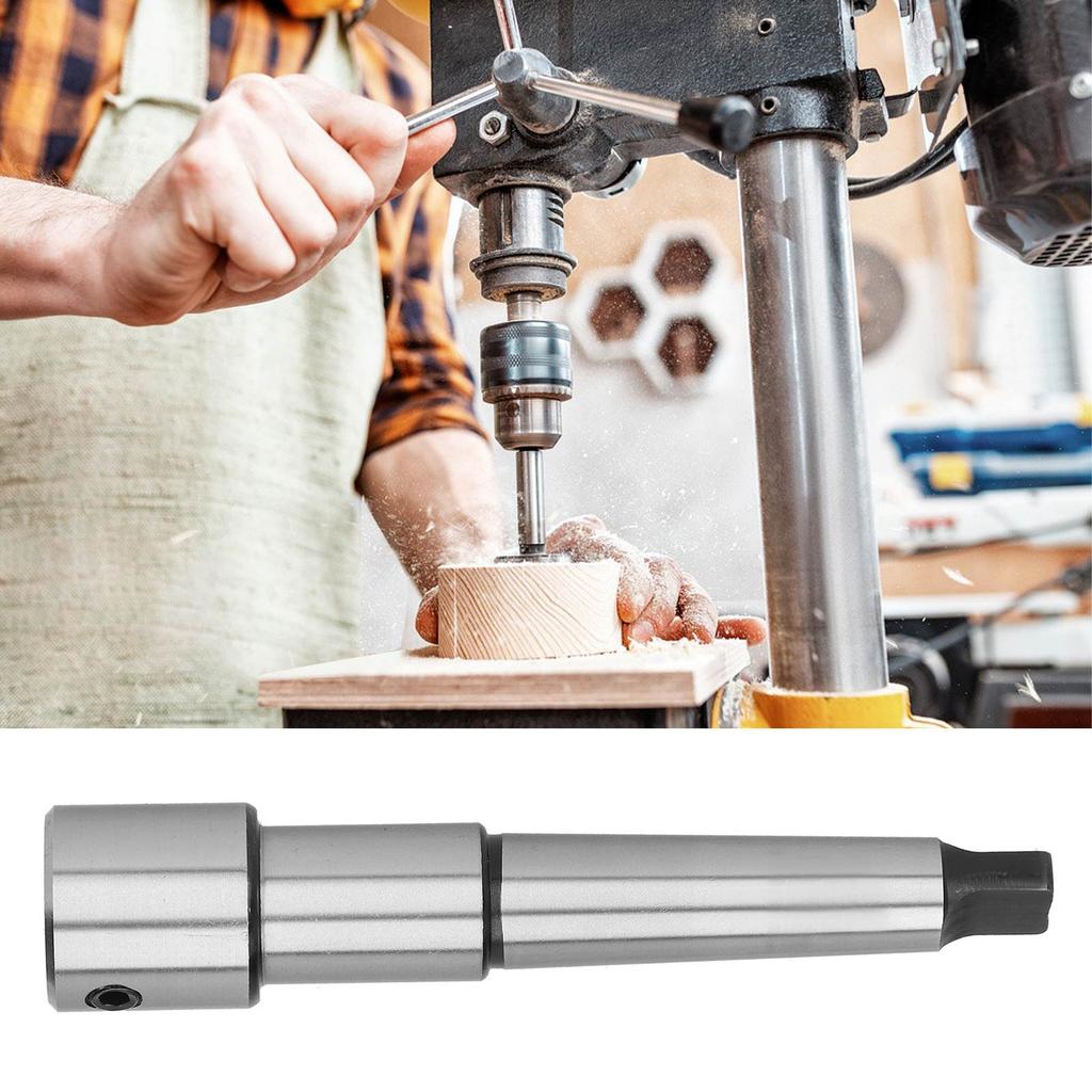 Drill Chuck Arbor Drill Chuck Arbor Morse Shank Annular Cutter Industrial Hardware Tool MT3‑19.05mm MT3‑19.05mm Drill Sleeve