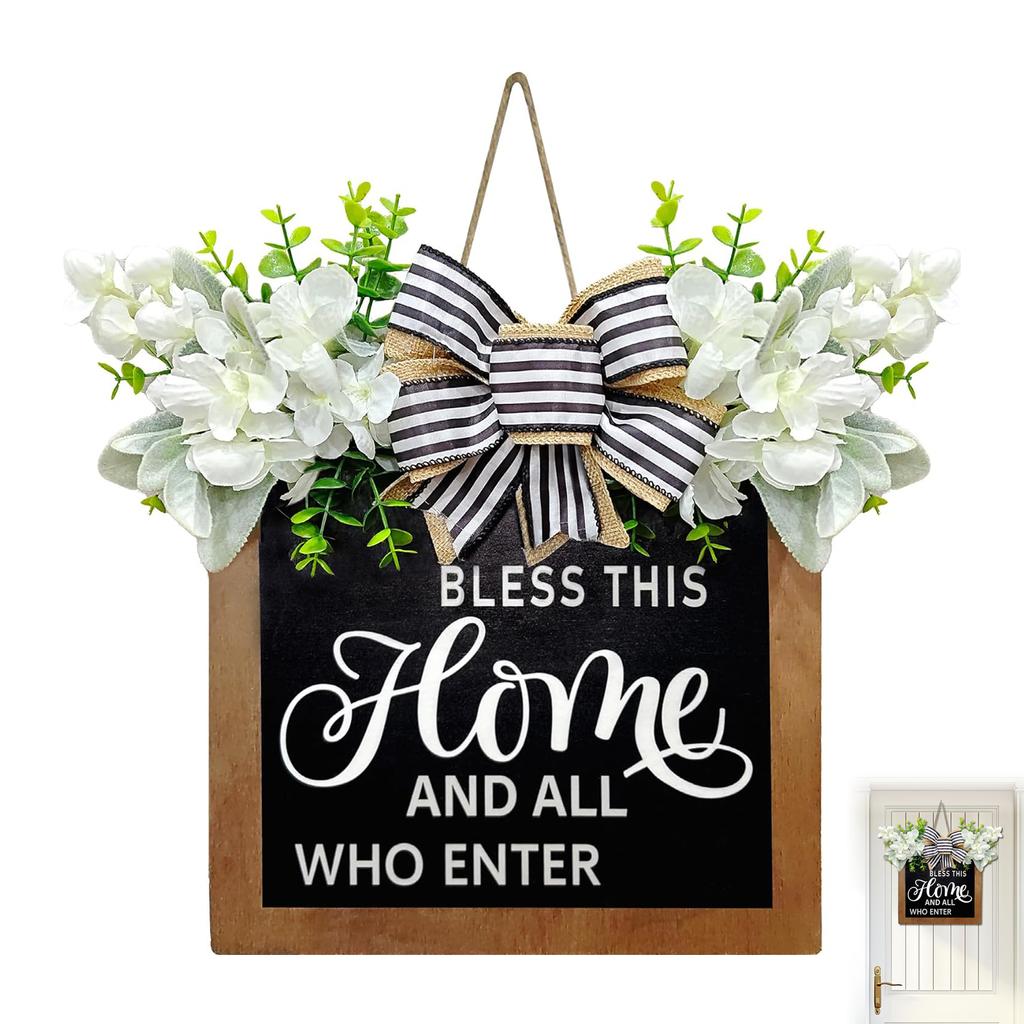 Door Square Sign Hanger Decorations Create a Warm Home Atmosphere Pendant for Home Haunted House Decor