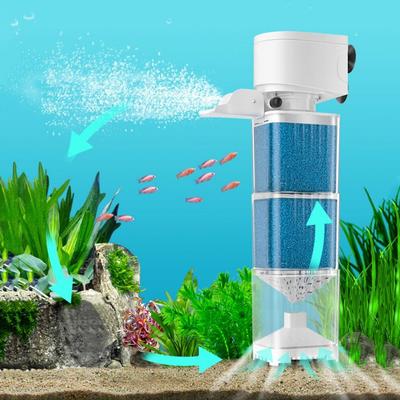 Mute Fish Tank Submersible Filter Removable Oxygenation Pump Suction Toilet  For Fish Tank