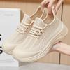 Fashion Shoes for Women Summer Fashion Mesh Comfortable Breathable Lace Up Platform Non-slip Wedges Flats Sneakers Women 36-41