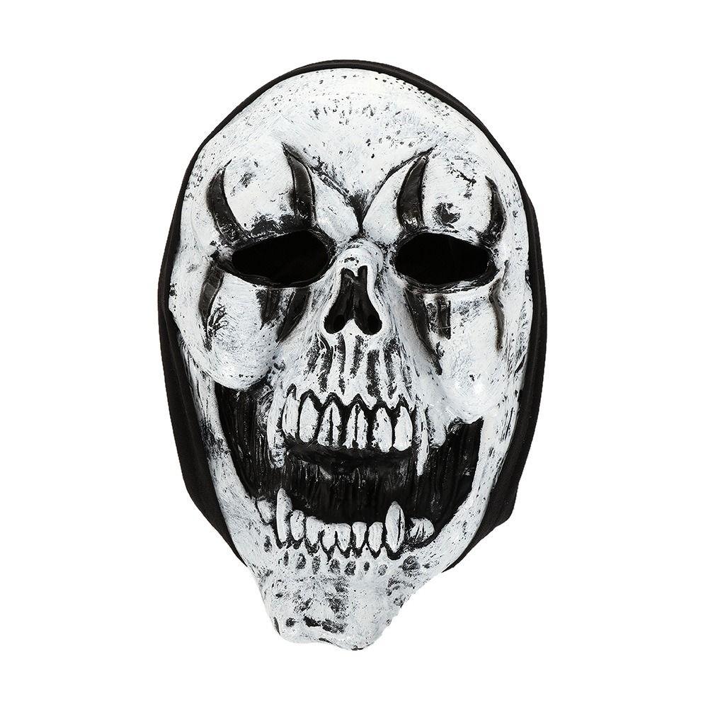 Unisex Halloween Skull Headwear Universal Halloween Latex Mask Screaming Zombie Mask Costume Party