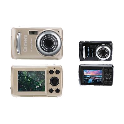 (SU)Cámara digital con pantalla 2.4HD Videocámara con detección de rostro antivibración de 16 MP en blanco