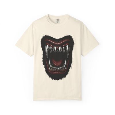 Wildes Werwolf Grafik-T-Shirt, Unisex-T-Shirt für Halloween-Enthusiasten,