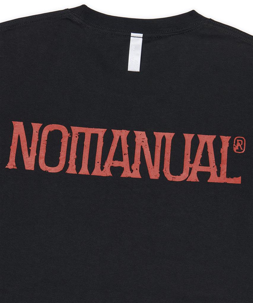Nomaenyueol Two Face Logo T-Shirt - Black