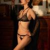 Halter Neck Lace Triangle Bra - Ultra-Thin, Transparent, Beautiful Back, Non-Breasted Design