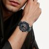 Casio EDIFICE Classic Pointer Four Eyes Six Needles Date Display Rotating Dial Stopwatch Sports Waterproof Solar Quartz Movement EQW-M1000DB-1A