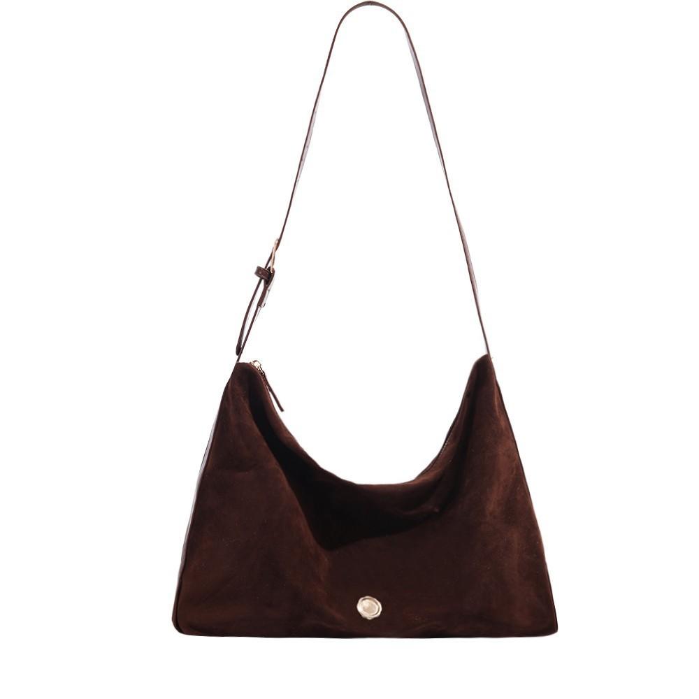 Autumn Winter Korean Niche Bags 2024 High-End Matte Feel Handbag Shoulder Bag European American Retro Commuter Tote Bag Trendy