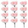 Yardwe Diorama Cherry Blossom Trees, 12 Pieces, for Dioramas, Miniatures, DIY Miniature Nature, Mini Trees, Sandbox Tables, Architectural Models,