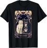 Cute Cat The Lovers Tarot Card Cat Tarot Card Graphic T-Shirt , Unisex Tee