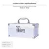 MultiCompartment Stamp Storage Box with Combination Lock, Portable Aluminum Alloy Organizer,