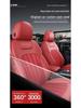Universal Suede Car Seat Cover: Full Coverage, Ventilated, All-Season Cushion