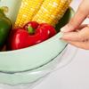 Multifunctional Transparent Drain Basket: Versatile Veggie & Rice Washing Basin with Sieve