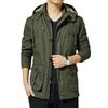 Men's Fleece Lined Windbreaker: Washed Cotton, Korean Style, Plus Size, Autumn/Winter 2022