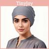Womens Silk Cotton Headgear With Elastic Band And Windproof Feature For Commuter Style