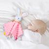 Silicone Teether Newborn Saliva Towel Comforter Soothing Doll Towel  Gift
