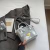 Nuova piccola borsa estiva da donna alla moda a tracolla messenger borsa a secchiello portatile popolare ora