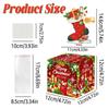 Gift Christmas Festivity Box With Red Socks For Seasonal Celebration Gift And