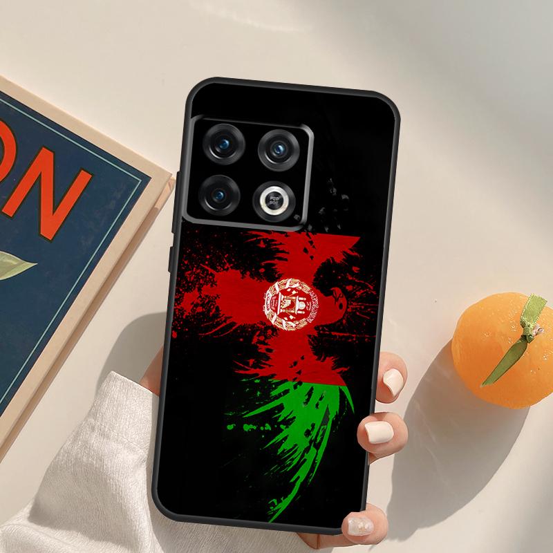 Flag of Afghanistan Case For OnePlus 13T 10T 10R 12R 13R 15 13 12 11 10 9 Pro Nord CE 5 2 3 4 Lite N20 N30 Cover